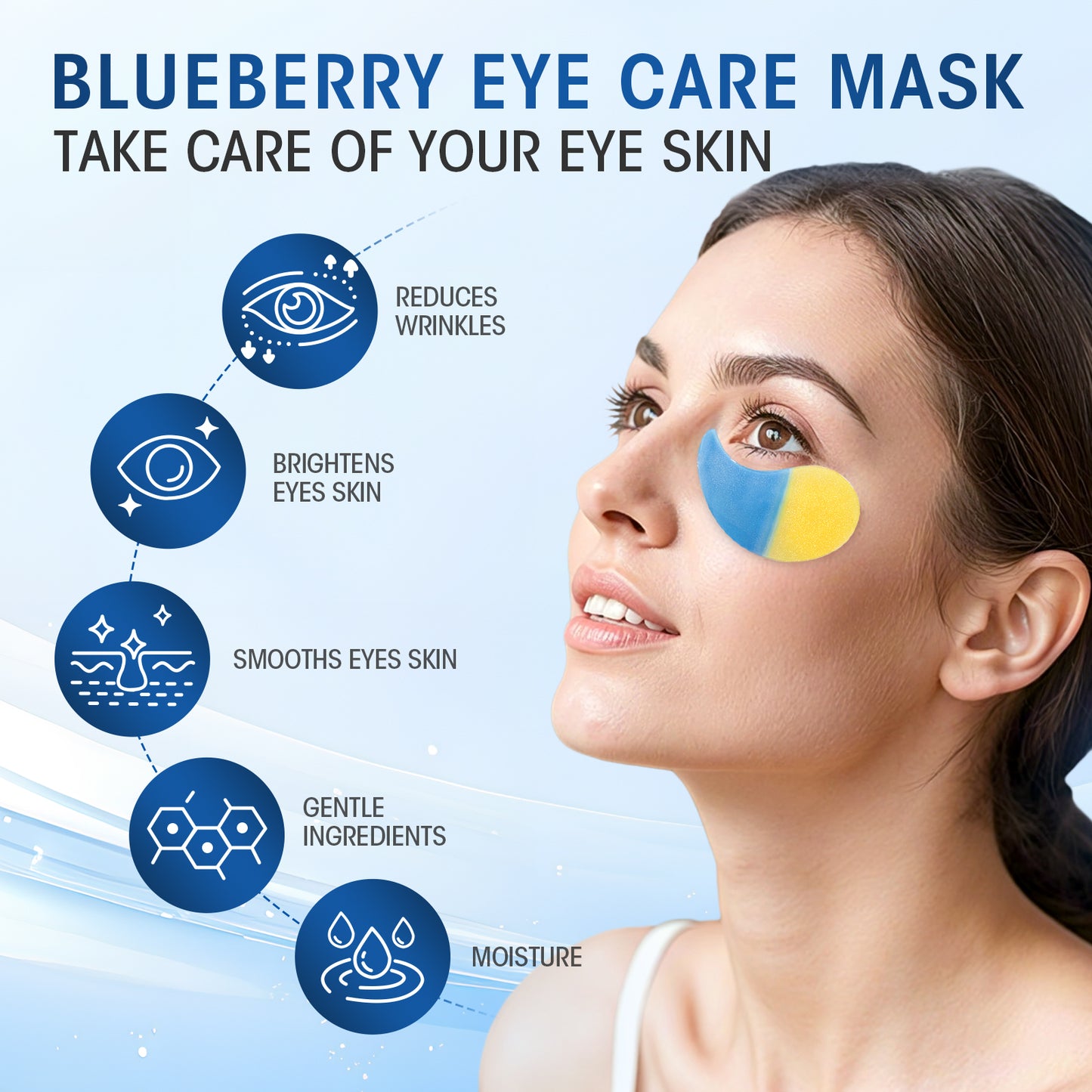 Blueberry Under Eye Patches 30 Pairs (60pcs)