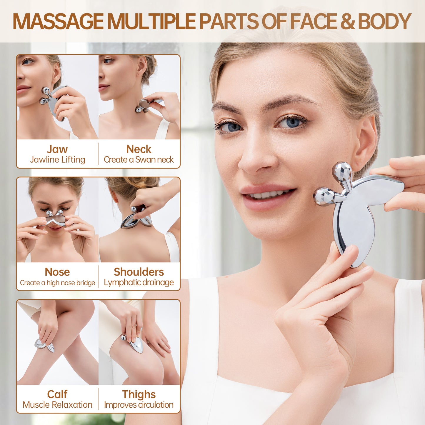 3D Butterfly Ice Face Roller