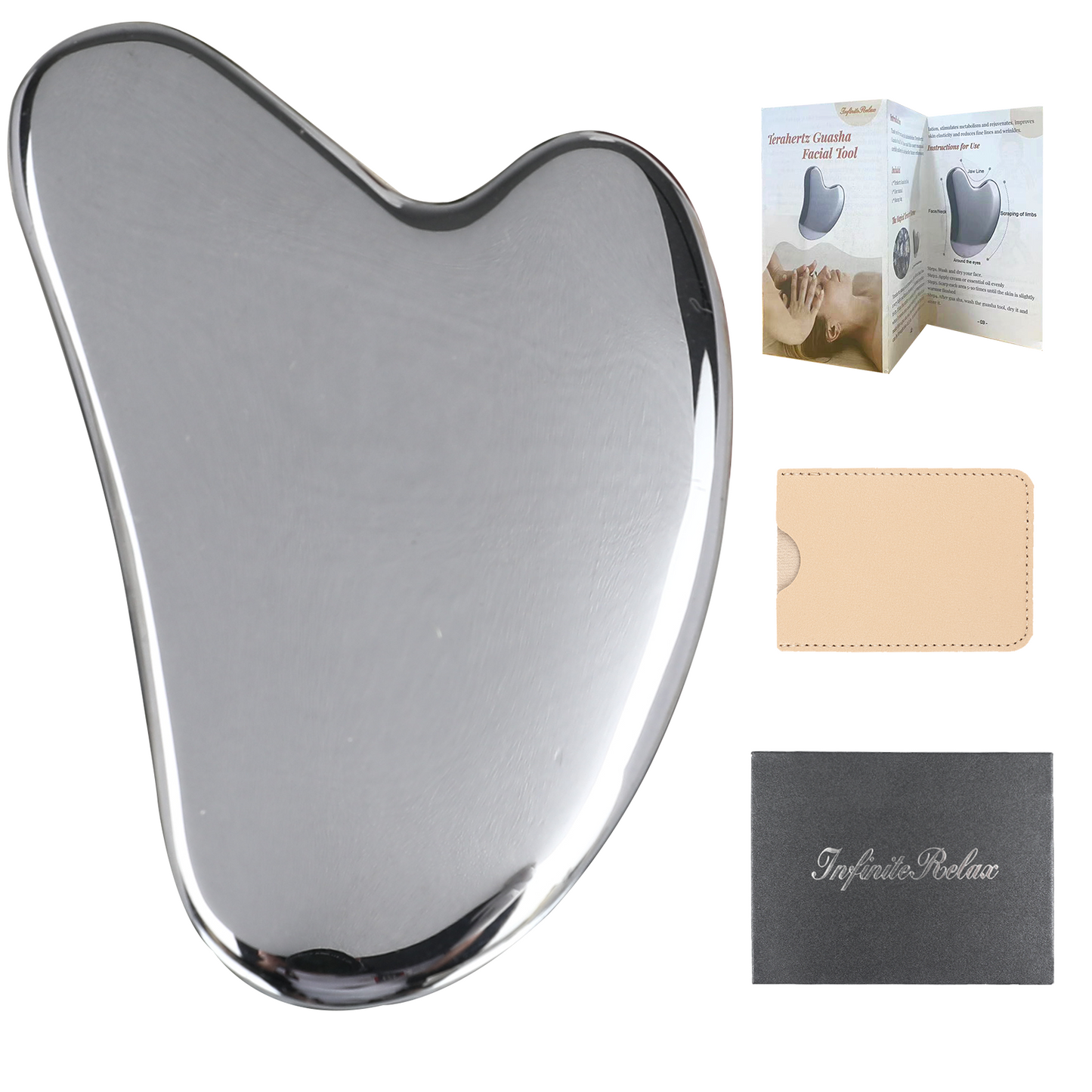 InfiniteRelax Terahertz Facial Gua Sha Tool