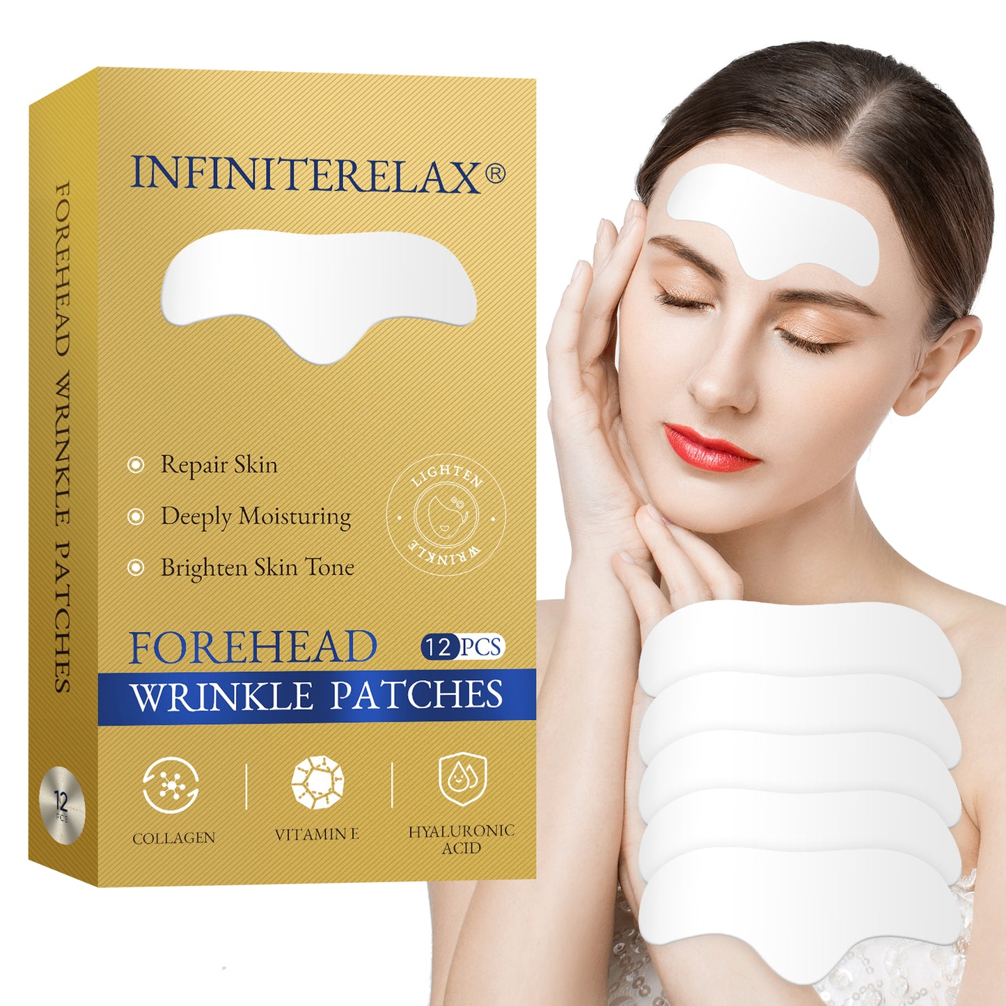 Forehead Wrinkle Patches 12Pcs
