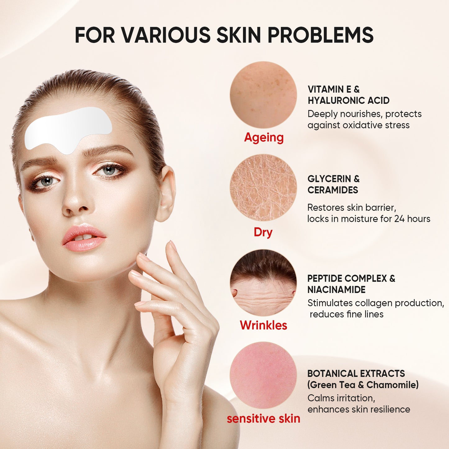 Forehead Wrinkle Patches 12Pcs