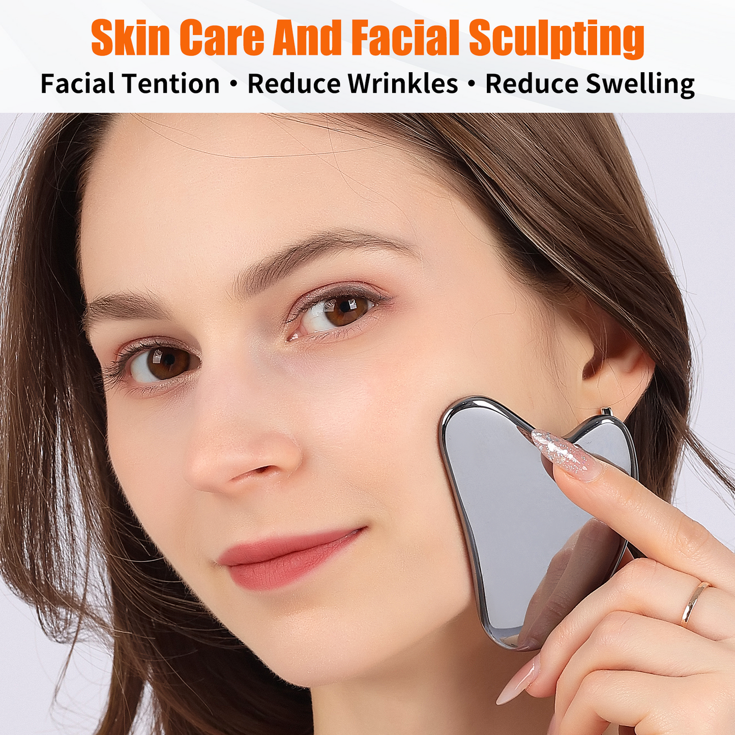 2Pcs Stainless Steel Gua Sha Set