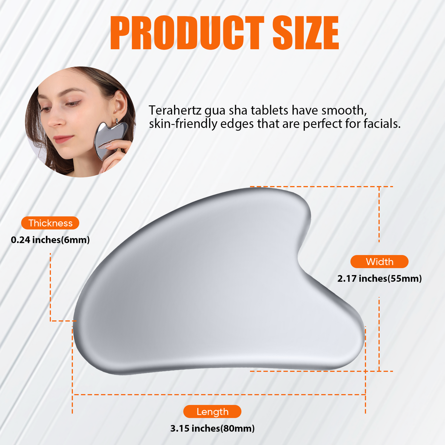 InfiniteRelax Terahertz Facial Gua Sha Tool