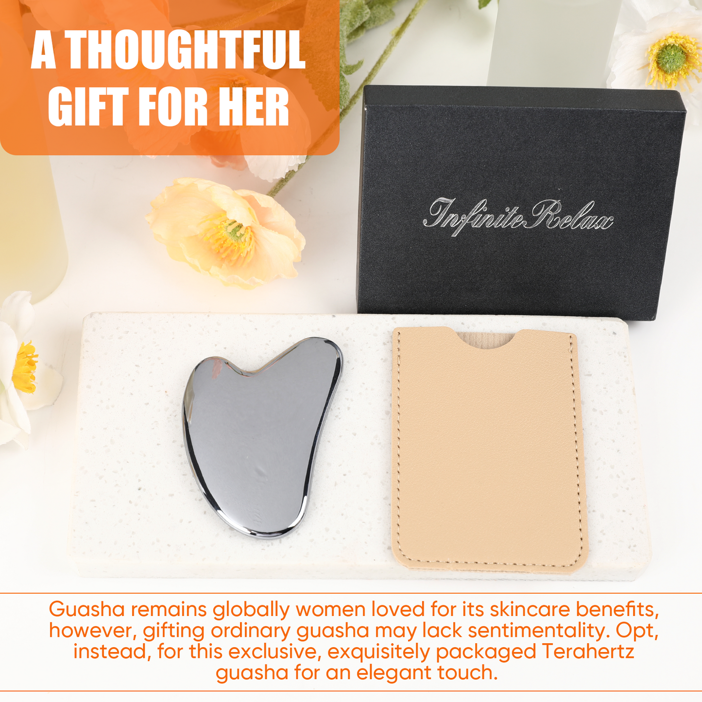 InfiniteRelax Terahertz Facial Gua Sha Tool