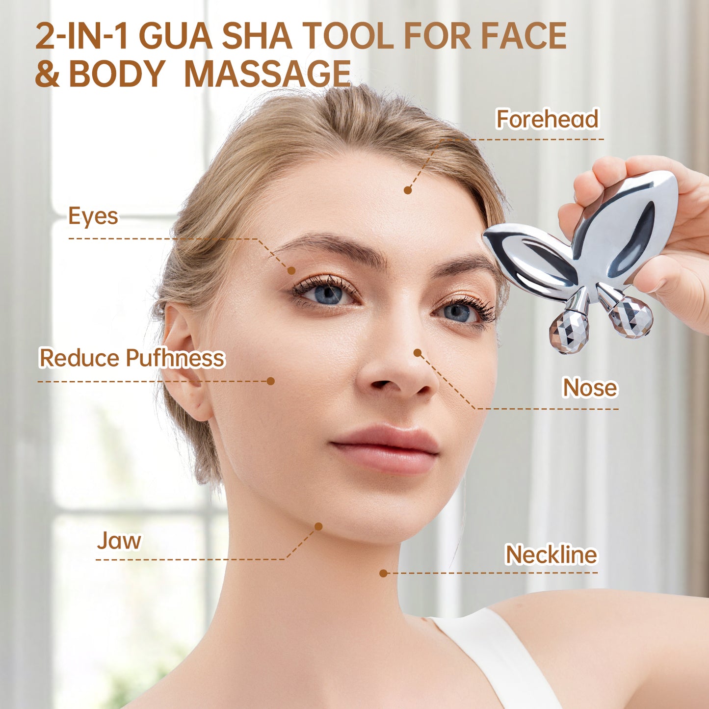 3D Butterfly Ice Face Roller