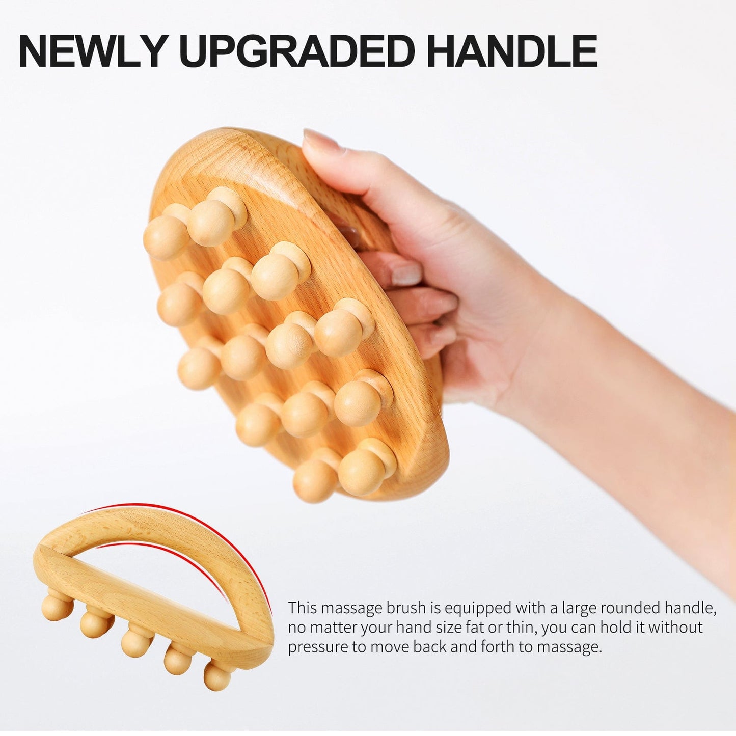 AiRelax AiRelax Wood Therapy Massage Tools,Wooden Massage Body Brush for Cellulite Remover,Itchy Skin Relief,Body Shaping,Professional Maderoterapia Kit