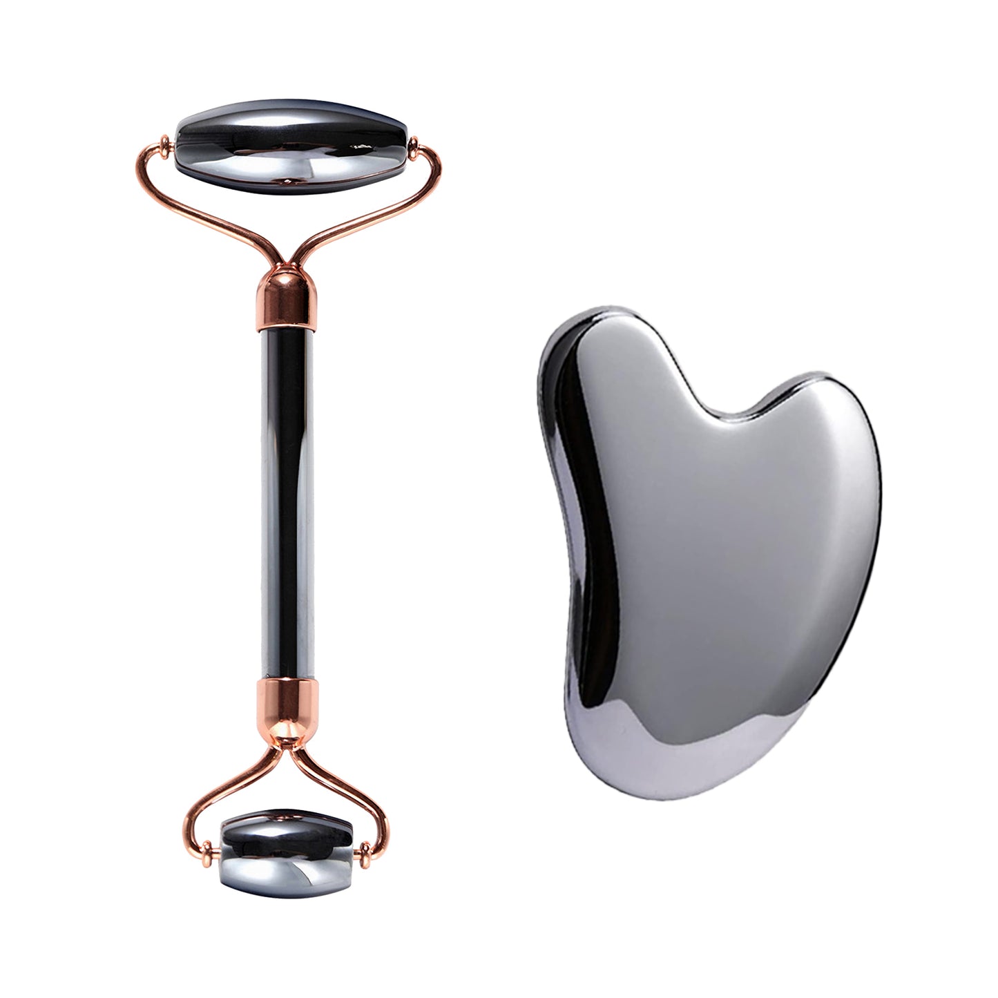 InfiniteRelax Terahertz Roller and Gua Sha Stone