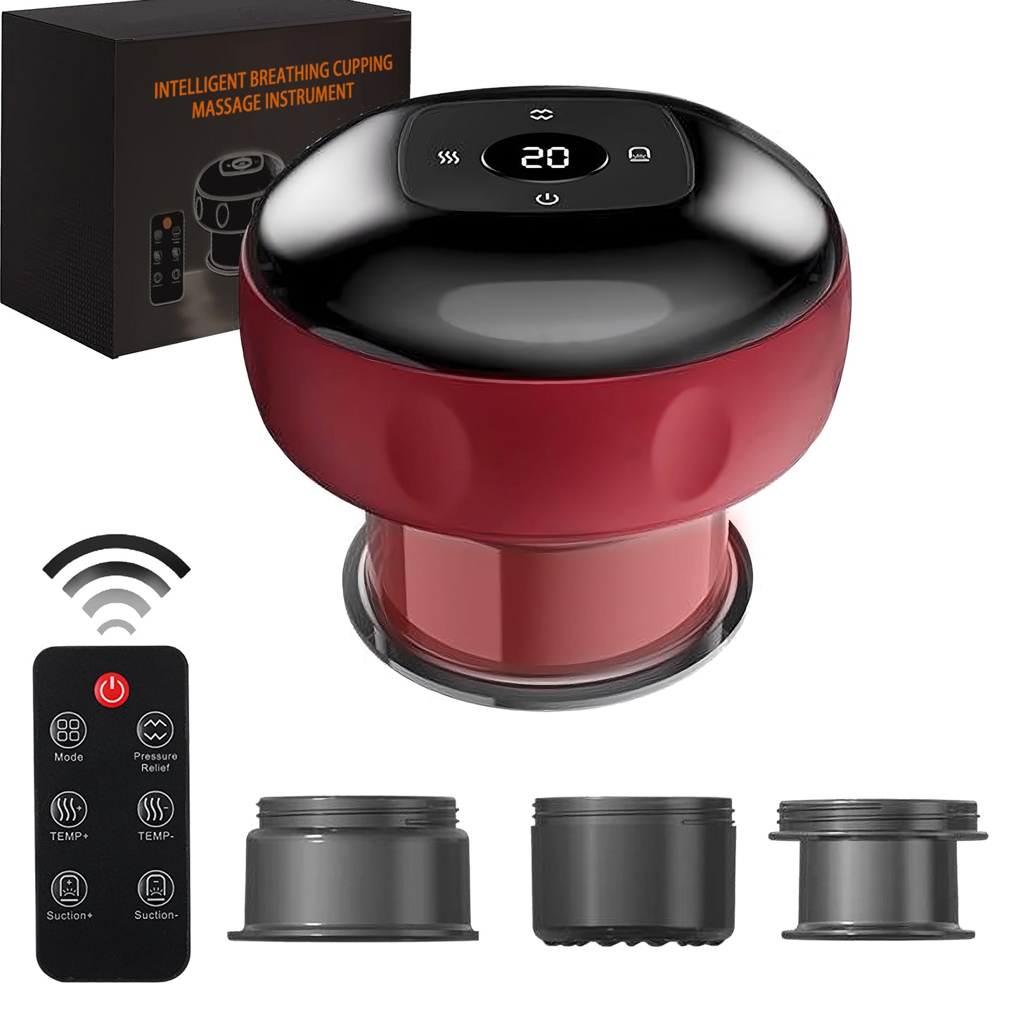 InfiniteRelax Electric Cupping Tool with Remote Control