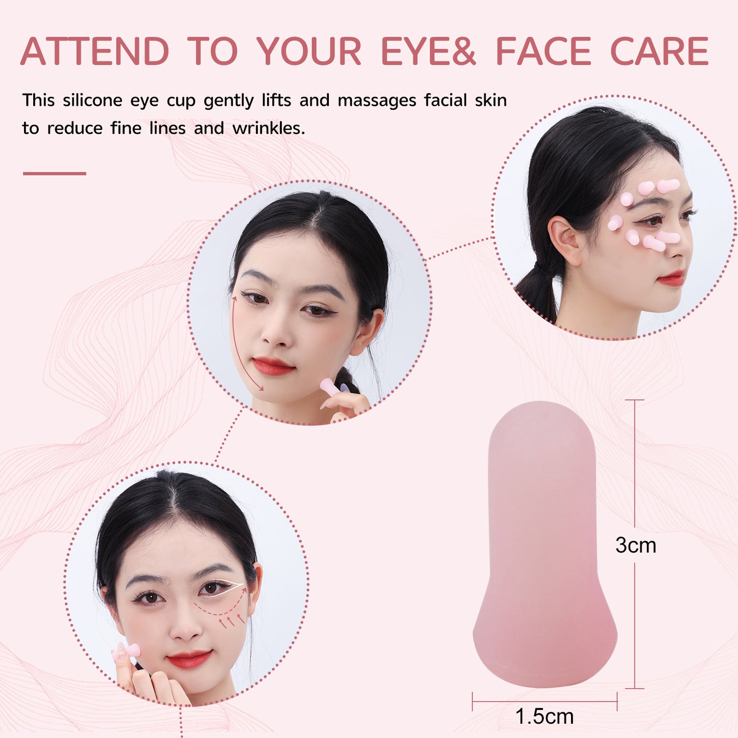InfiniteRelax Silicone Cupping Kit for Eyes