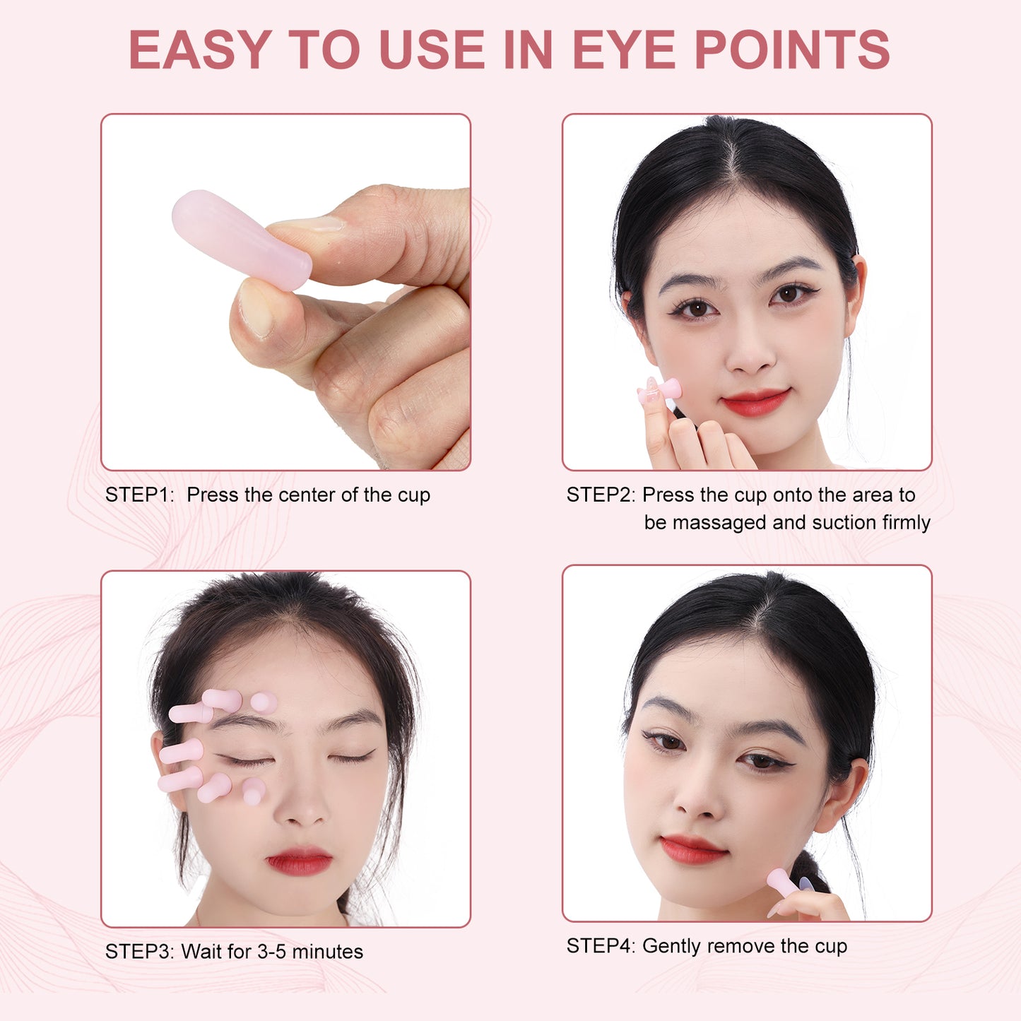 InfiniteRelax Silicone Cupping Kit for Eyes