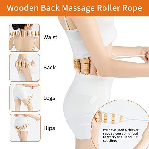 AiRelax 7-in-1 Wood Therapy Massage Tools for Body Shaping Set,Anti Cellulite Massager for Thighs and Butt,Maderoterapia Kit Colombiana
