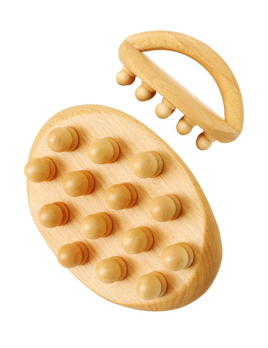 AiRelax AiRelax Wood Therapy Massage Tools,Wooden Massage Body Brush for Cellulite Remover,Itchy Skin Relief,Body Shaping,Professional Maderoterapia Kit
