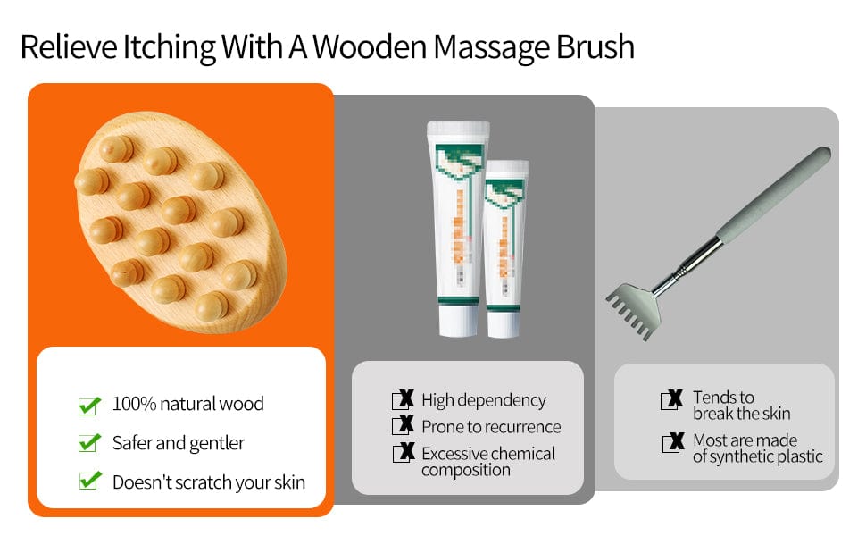 AiRelax AiRelax Wood Therapy Massage Tools,Wooden Massage Body Brush for Cellulite Remover,Itchy Skin Relief,Body Shaping,Professional Maderoterapia Kit